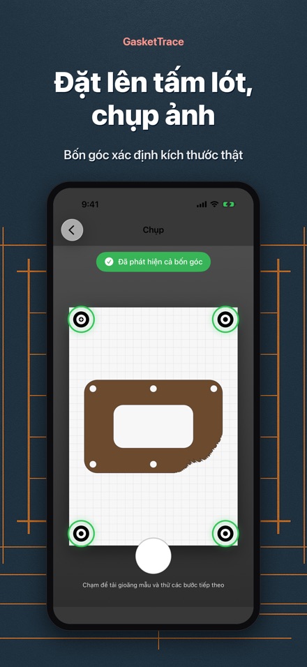 GasketTrace mẫu cắt gioăng 2