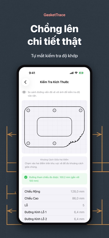 GasketTrace mẫu cắt gioăng 5