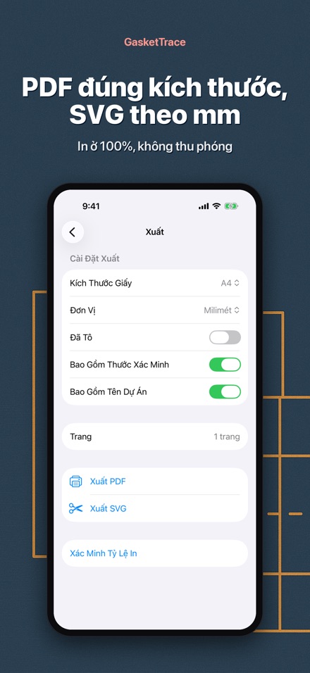 GasketTrace mẫu cắt gioăng 6
