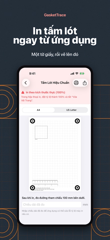 GasketTrace mẫu cắt gioăng 8