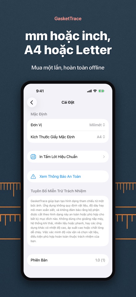 GasketTrace mẫu cắt gioăng 10