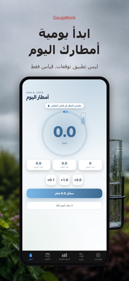 GaugeBook: يوميات المطر 9