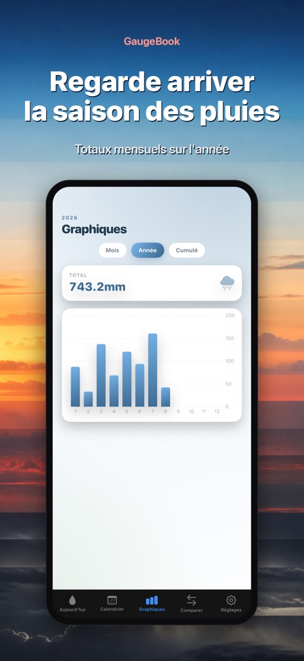 GaugeBook: Journal Pluviomètre 6