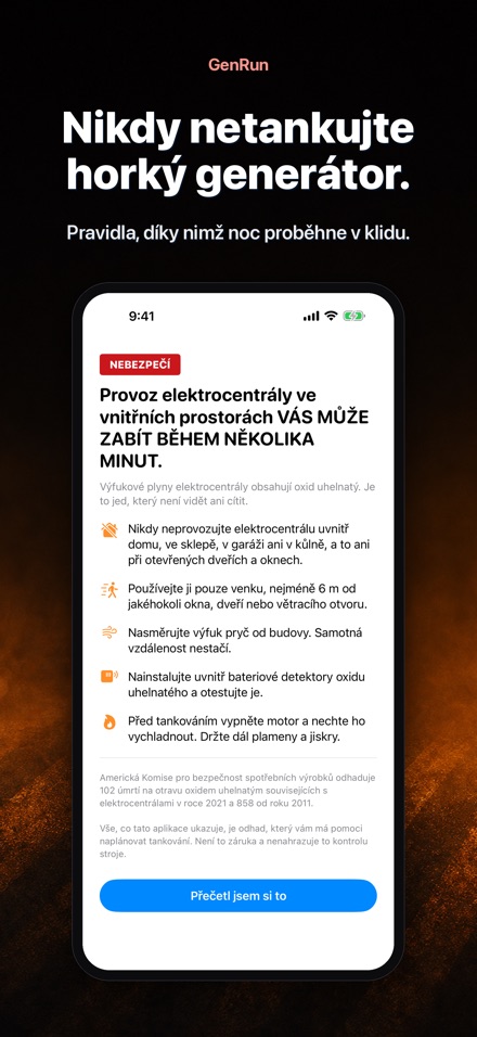 GenRun: doba běhu generátoru 9