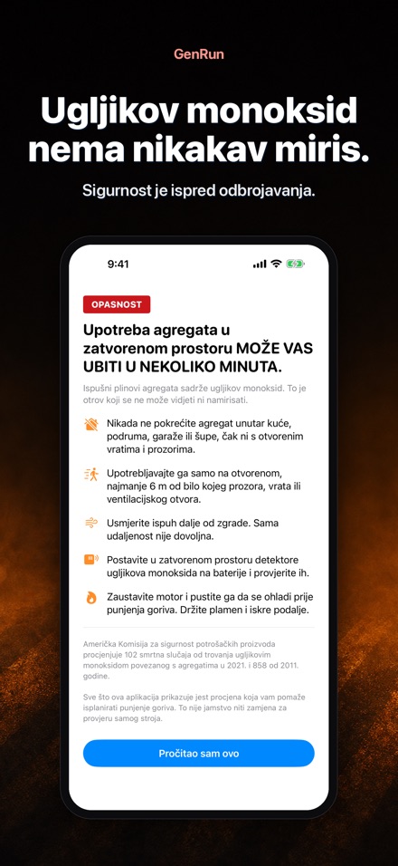 GenRun: vrijeme rada agregata 8