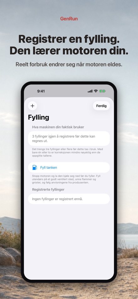GenRun: aggregatets driftstid 7