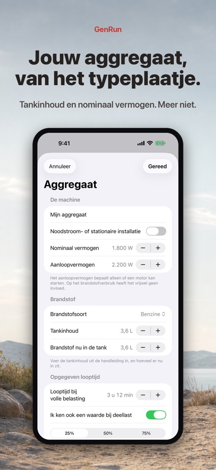 GenRun: looptijd aggregaat 5