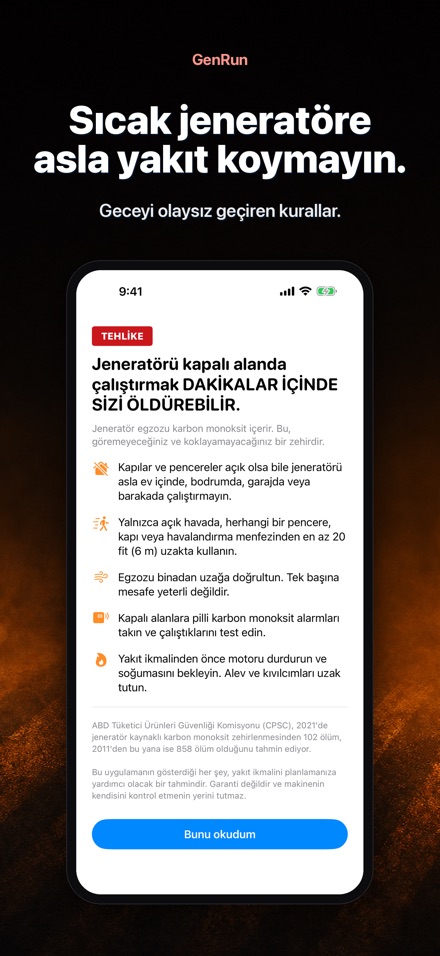 GenRun: Jeneratör Süresi 9