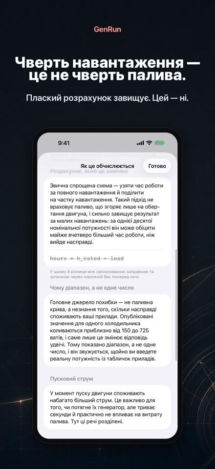 GenRun: час роботи генератора 4