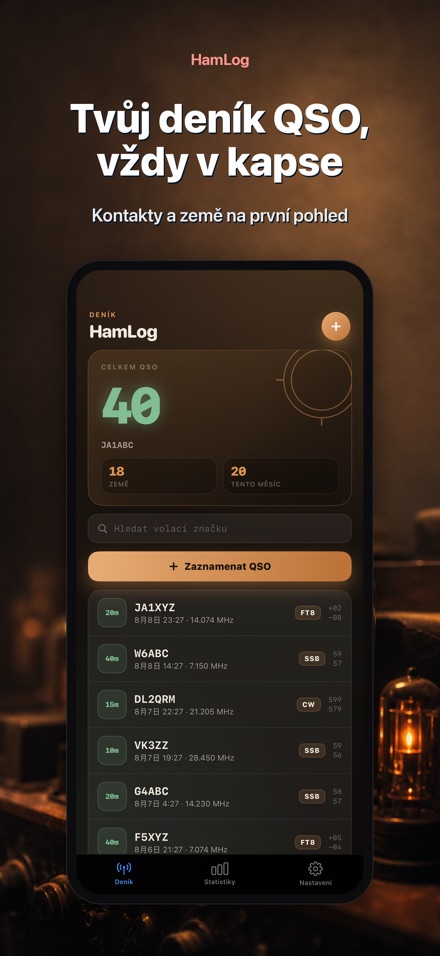 HamLog: QSO deník radioamatéra