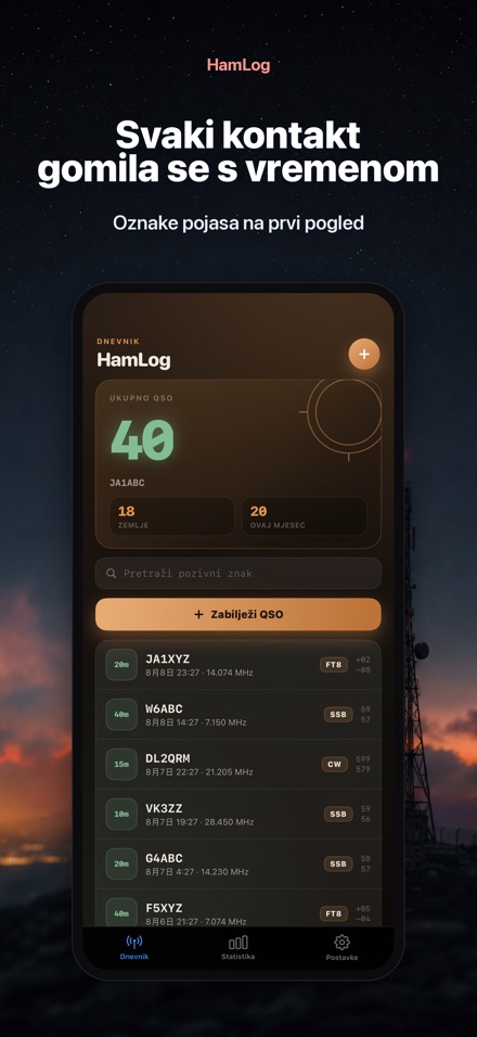 HamLog: QSO dnevnik amatera 8