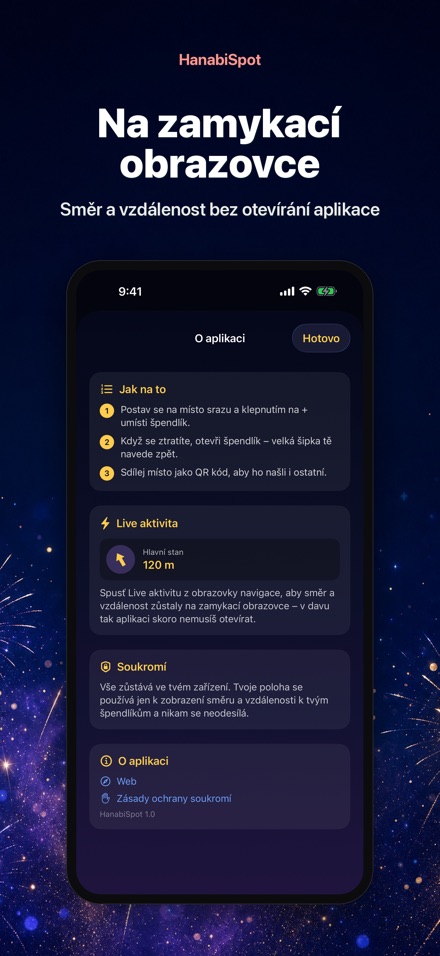 HanabiSpot: Místo srazu 5