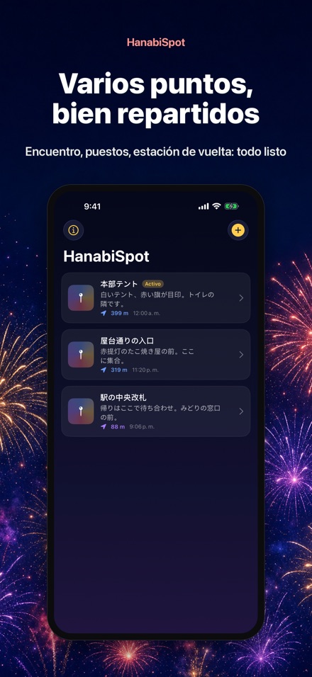 HanabiSpot: punto reunion 10