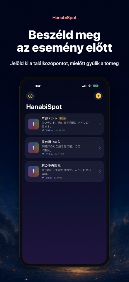 HanabiSpot: Találkozópont 9