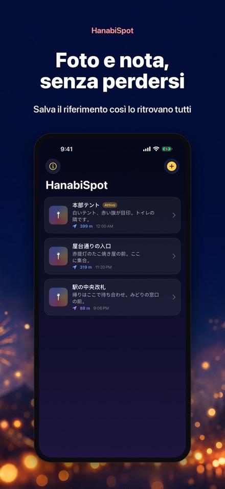 HanabiSpot: punto incontro 6