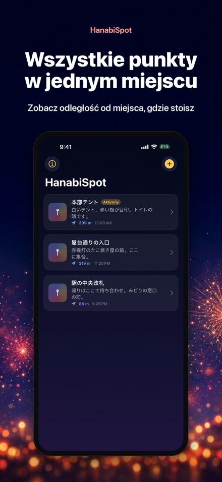 HanabiSpot: Punkt spotkania 2