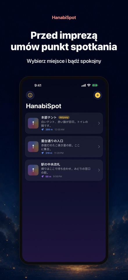 HanabiSpot: Punkt spotkania 9