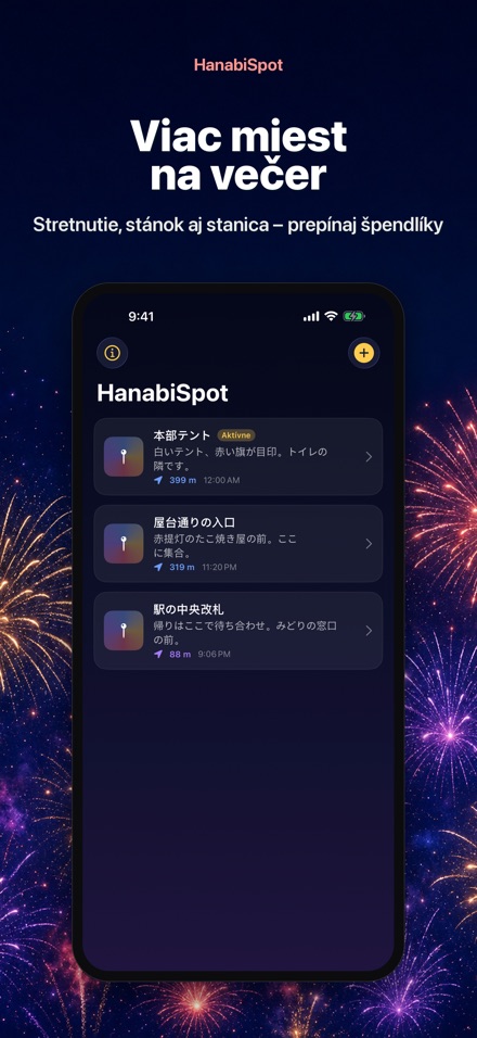 HanabiSpot: Miesto stretnutia 10