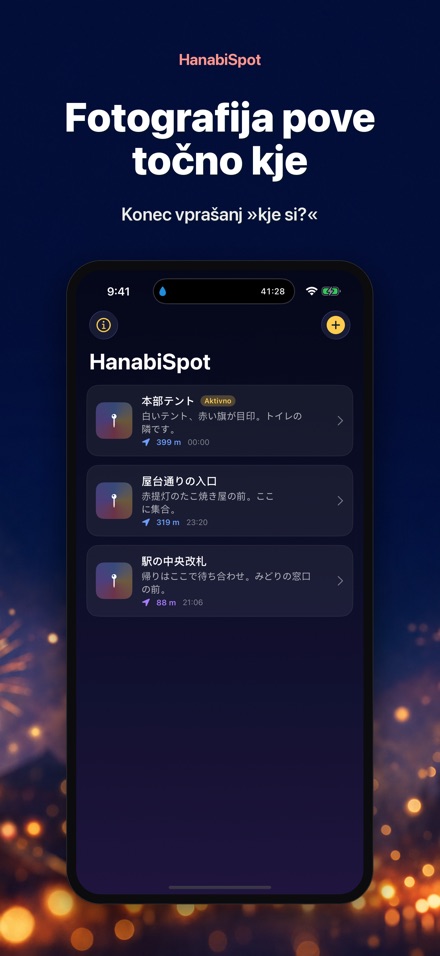 HanabiSpot: točka snidenja 6