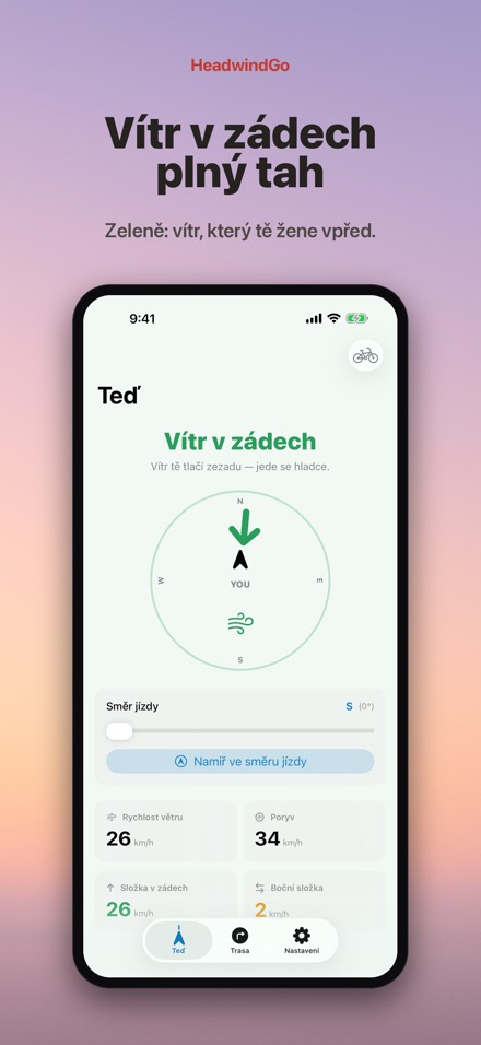 HeadwindGo: Protivítr pro kolo 2