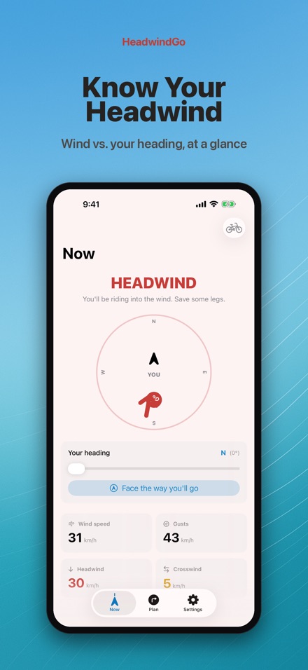 HeadwindGo: Wind for Riders