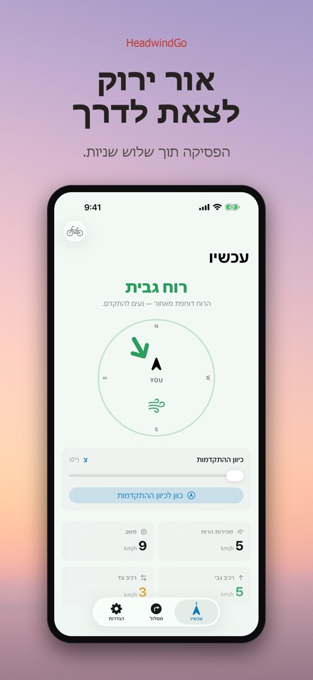 HeadwindGo: רוח לרוכבים 9