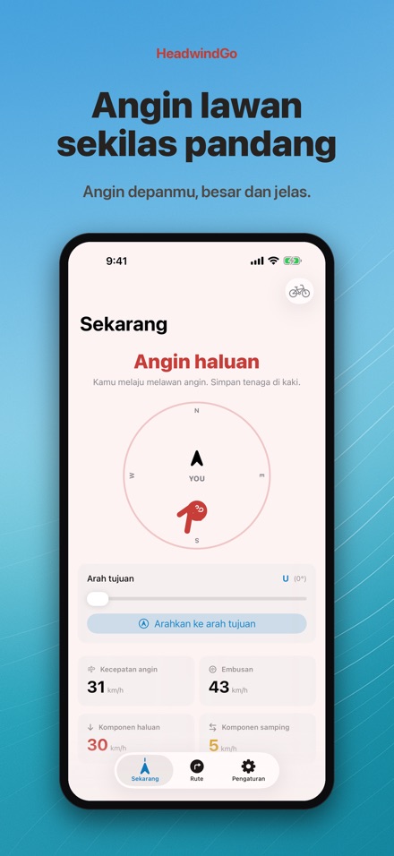 HeadwindGo: Angin Sakal Sepeda