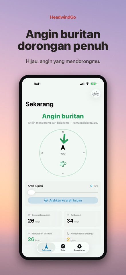 HeadwindGo: Angin Sakal Sepeda 2