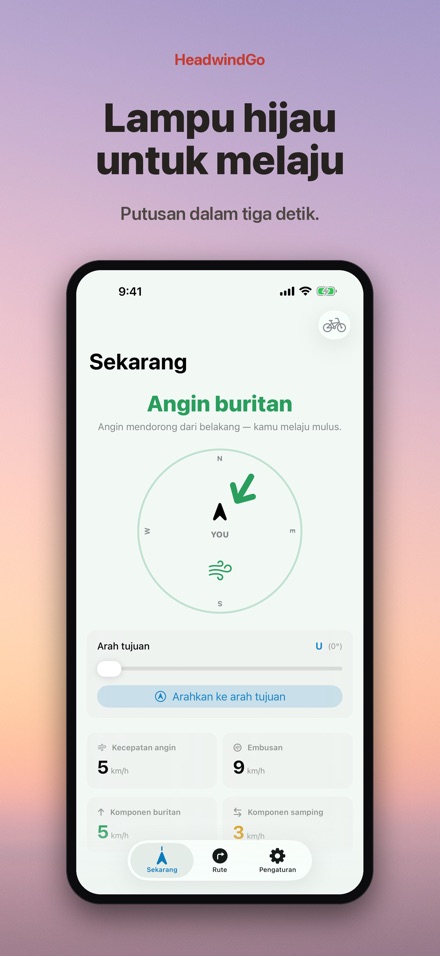 HeadwindGo: Angin Sakal Sepeda 9