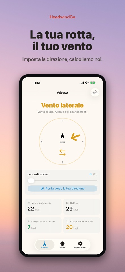 HeadwindGo: vento in bici 6