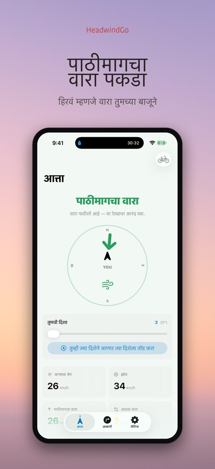 HeadwindGo: वारा व सायकल 2