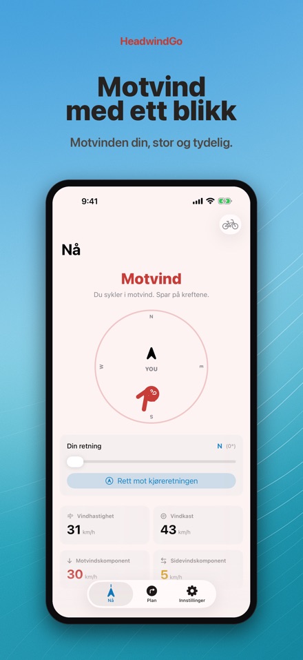 HeadwindGo: Motvind for sykkel