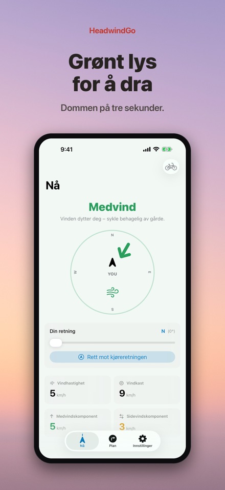 HeadwindGo: Motvind for sykkel 9