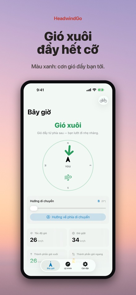 HeadwindGo: Gió ngược đạp xe 2