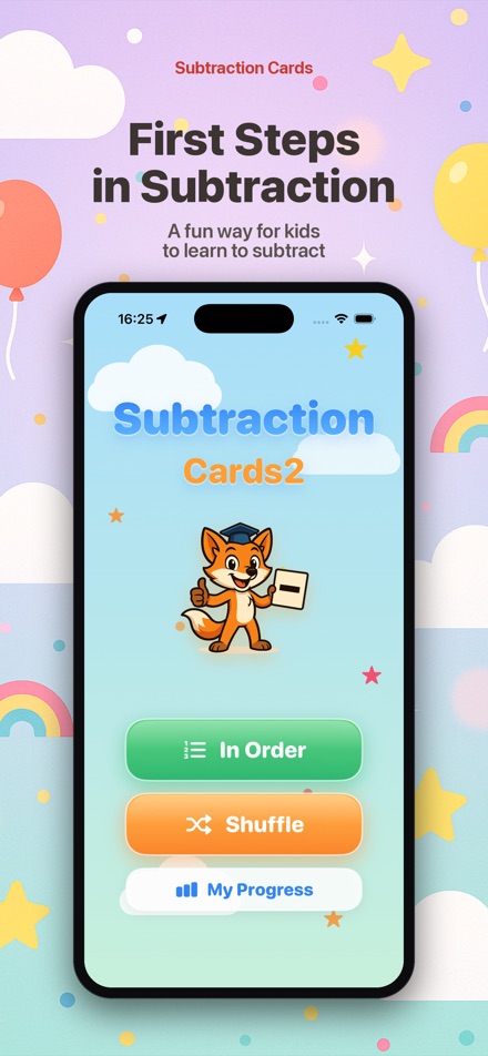Subtraction Cards 2