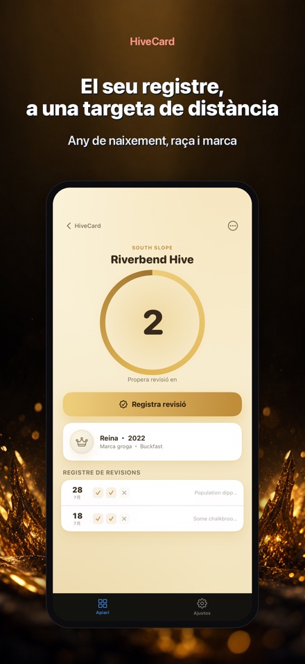 HiveCard: Diari Apícola 8