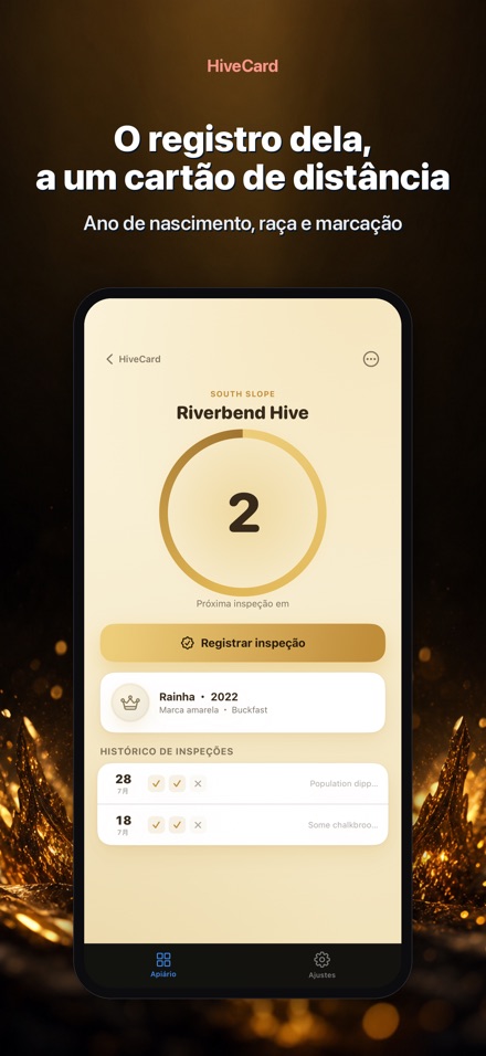 HiveCard: Diário Apícola 8