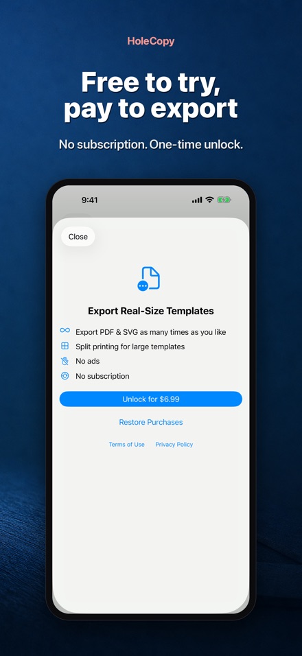 HoleCopy: Hole Template 10