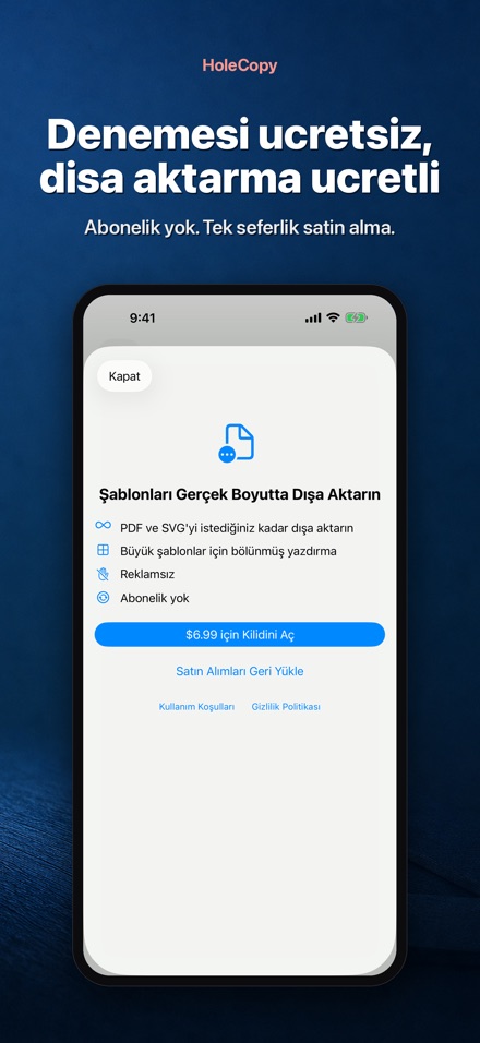 HoleCopy: Delik Şablonu 10