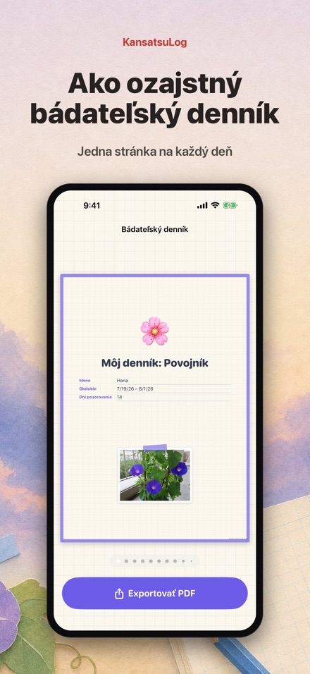 Denník pozorovania prírody 5