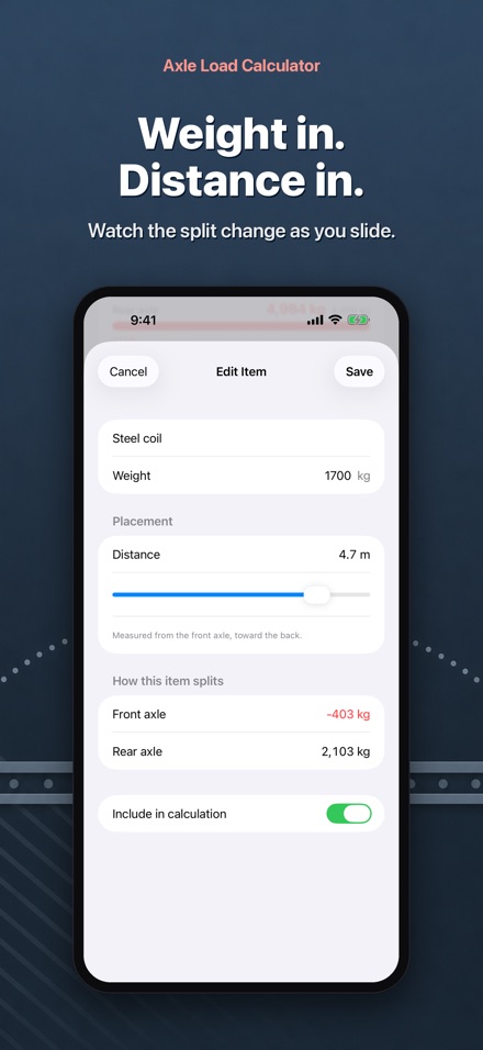 Axle Load Calculator 4