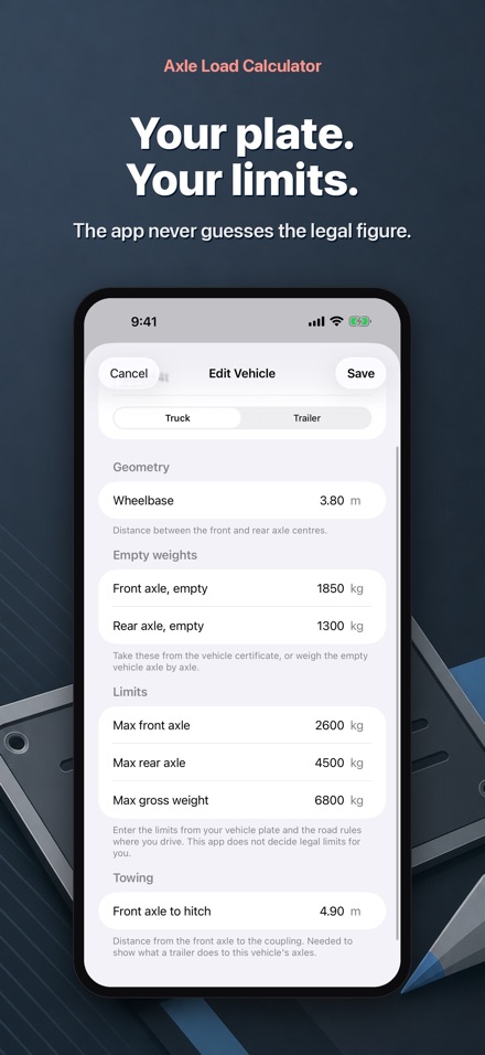 Axle Load Calculator 8