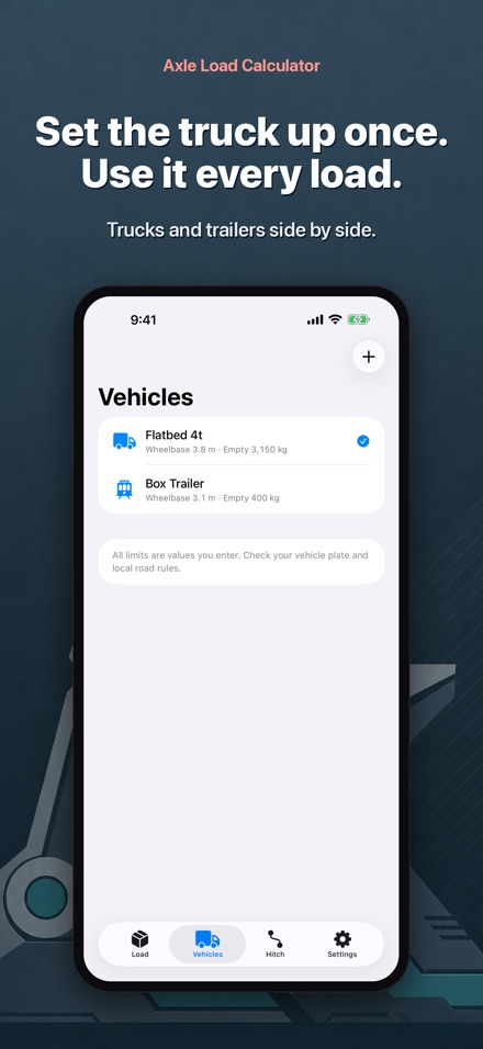 Axle Load Calculator 9