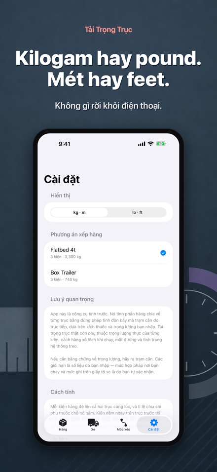 Tải Trọng Trục - Quá Tải 10