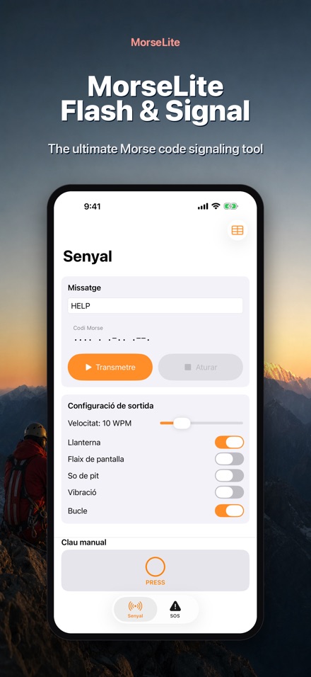 MorseLite: Flash i Senyal 10