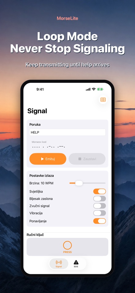 MorseLite: Bljesak i Signal 4