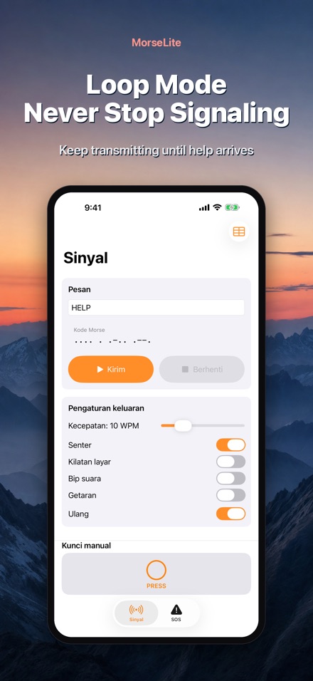 MorseLite: Kilat & Sinyal 4