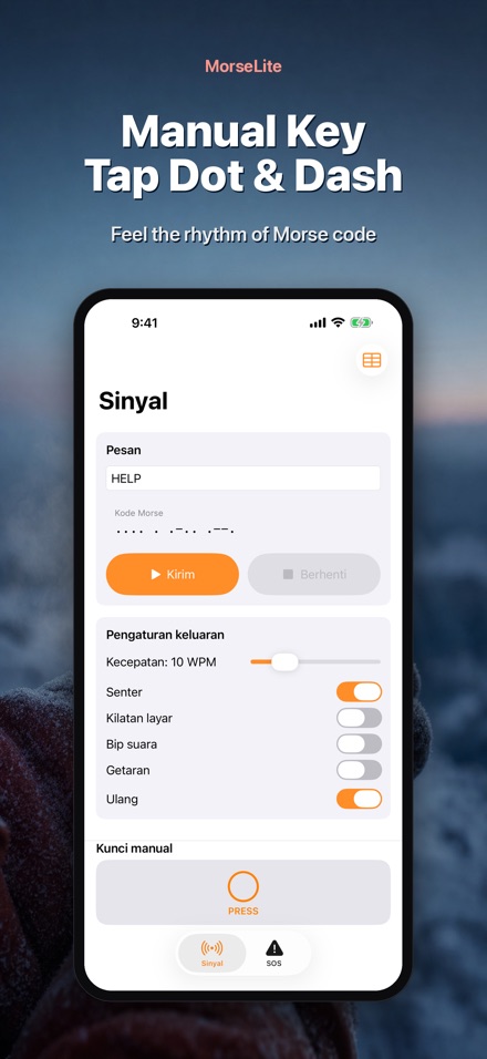 MorseLite: Kilat & Sinyal 5