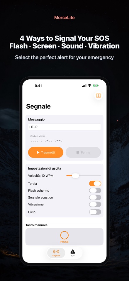 MorseLite: Flash e Segnale 3
