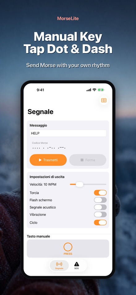 MorseLite: Flash e Segnale 5